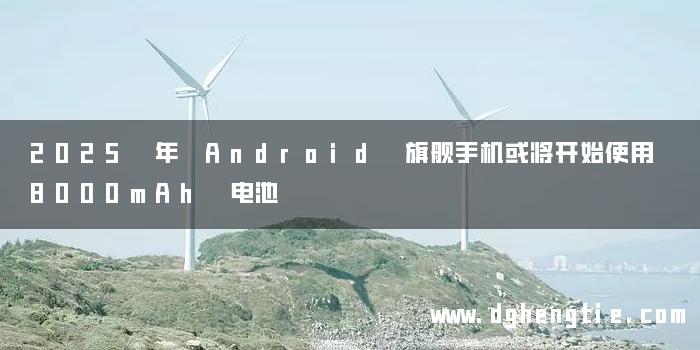 2025 年 Android 旗舰手机或将开始使用 8000mAh 电池